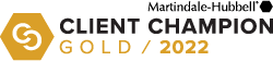 Martindale Hubbell | Client Champion | Gold | 2022